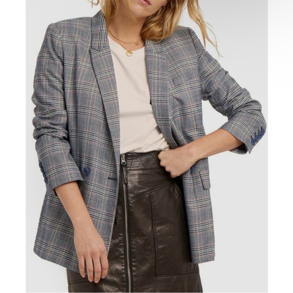 Rebecca Minkoff Grace Plaid Blazer Size 0